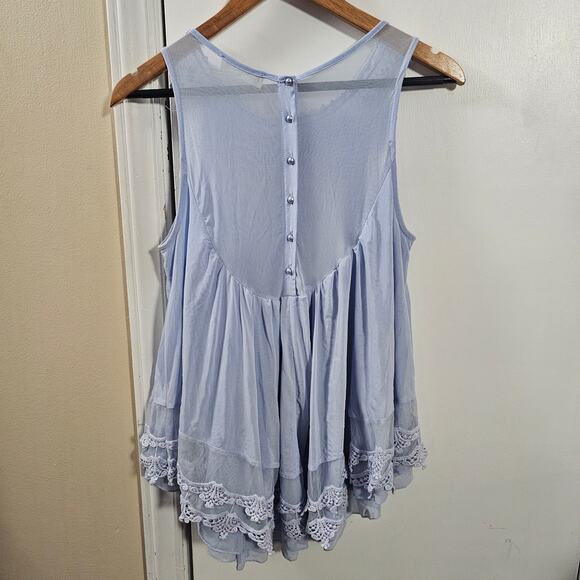 Altard State Whimsy Lace Tank Size Medium Soft Girl Coquette Lolita Girly - Picture 5 of 6